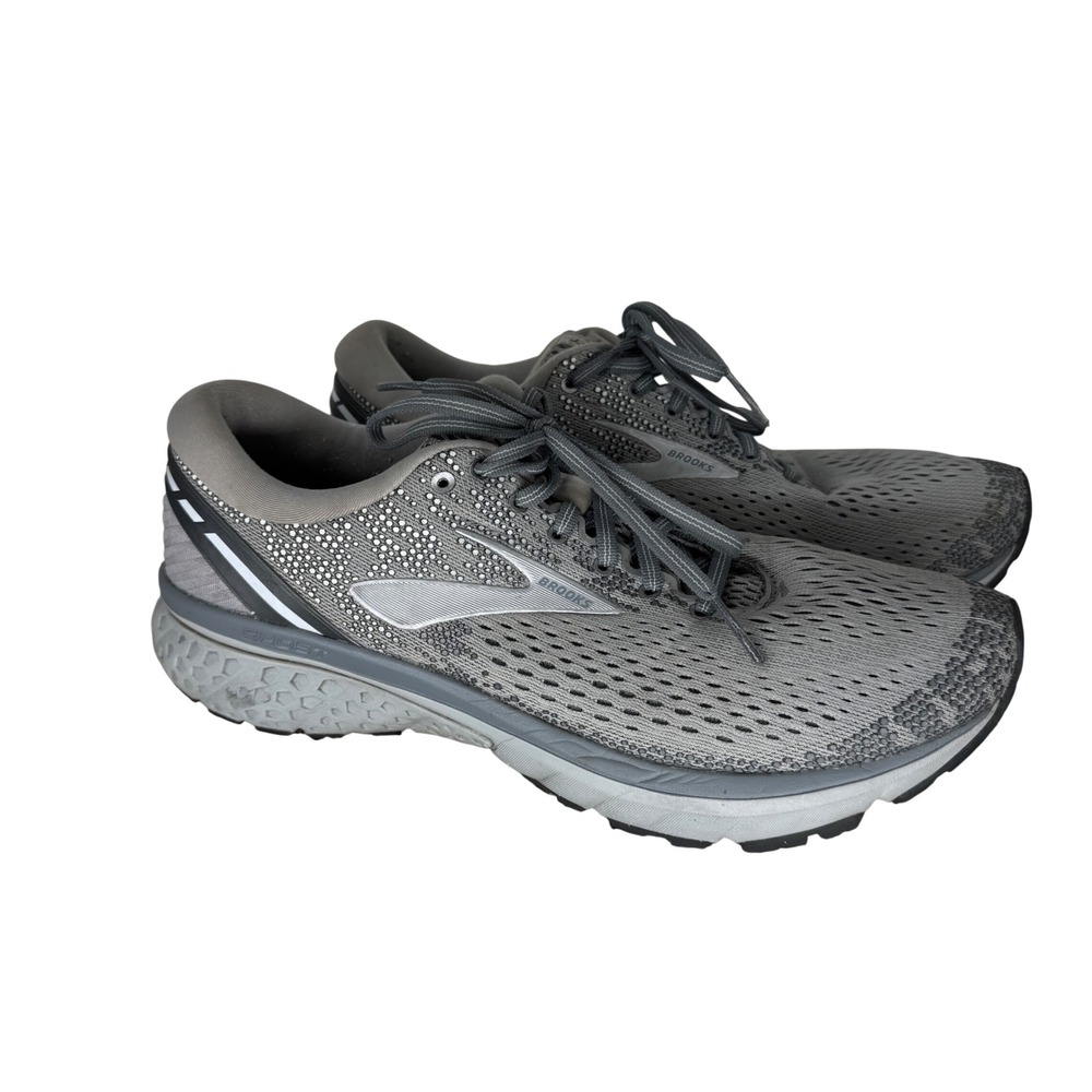 Brooks Ghost 11 Grey Running Shoes Womens 10.5 Medium Performance Atheleisure